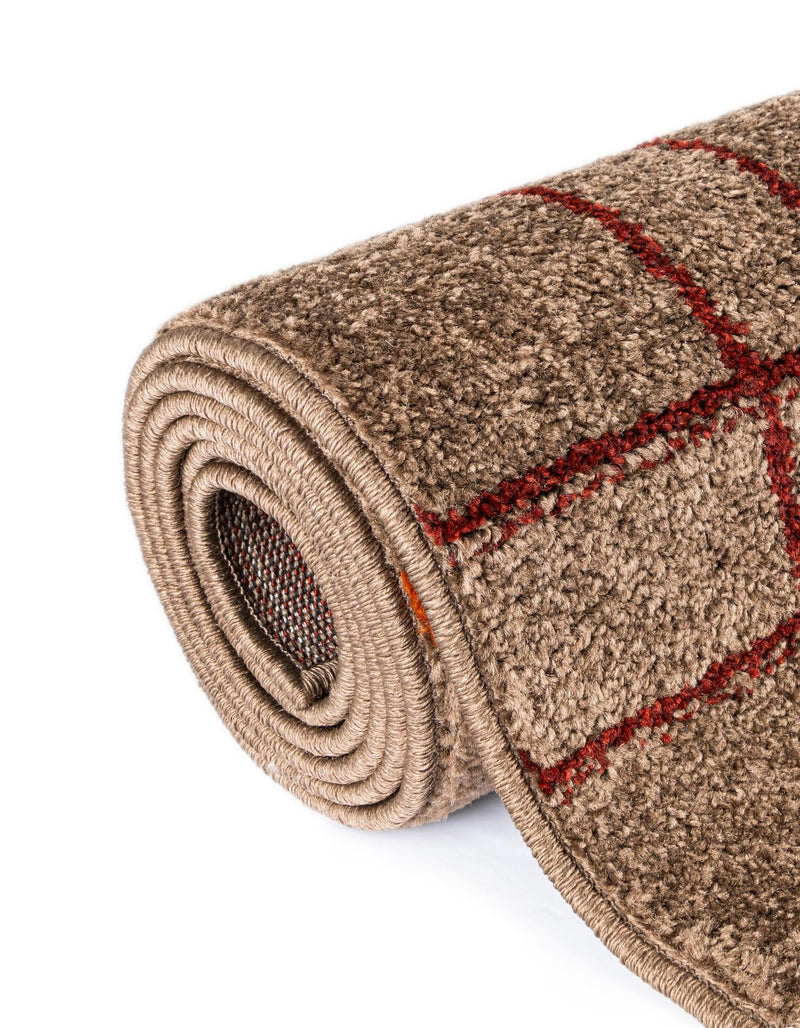 Autumn Meadow Collection Area Rug - Pumpkinpatch Runner Light Brown lifestyle 23