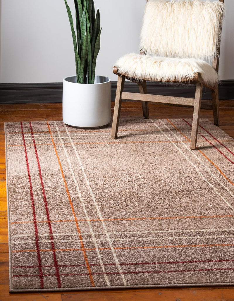 Autumn Meadow Collection Area Rug - Pumpkinpatch Rectangle Light Brown lifestyle 2