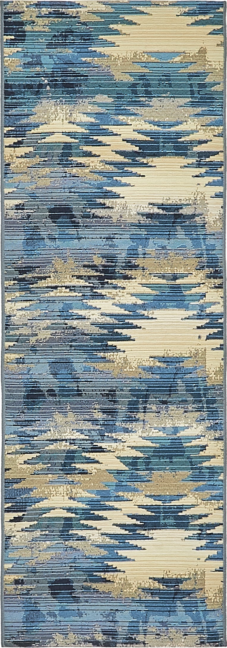 Urban Terrace Collection Area Rug - Jetty Runner Blue lifestyle 27
