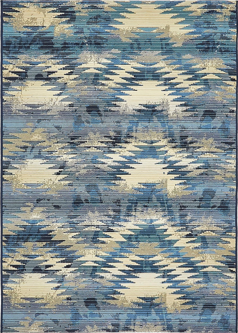 Urban Terrace Collection Area Rug - Jetty Rectangle Blue Main