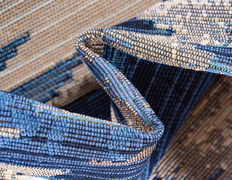 Urban Terrace Collection Area Rug - Jetty Rectangle Blue lifestyle 14