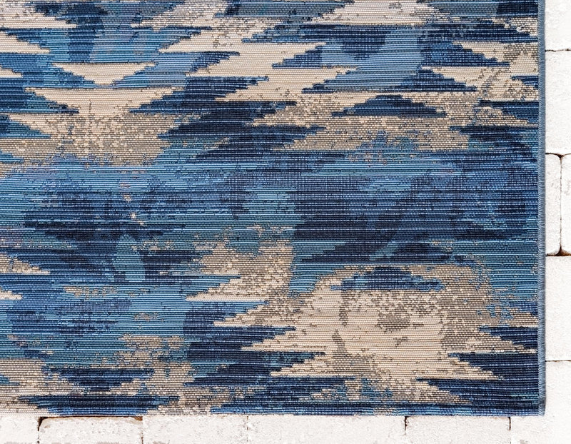 Urban Terrace Collection Area Rug - Jetty Rectangle Blue lifestyle 15