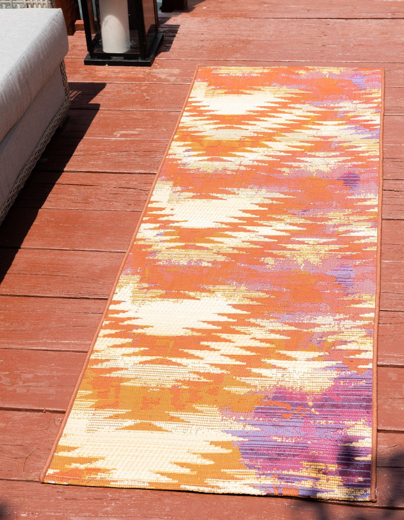 Urban Terrace Collection Area Rug - Jetty Runner Red lifestyle 33