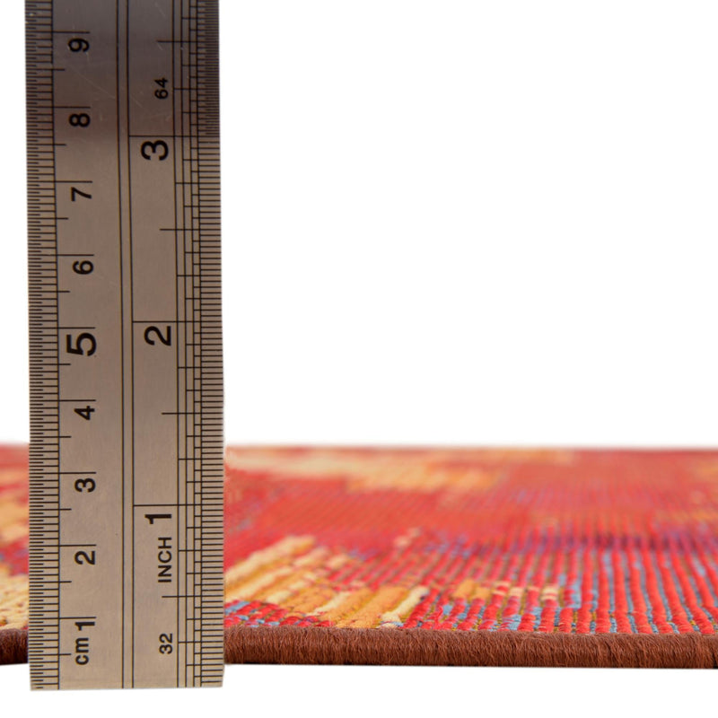 Urban Terrace Collection Area Rug - Jetty Rectangle Red lifestyle 17