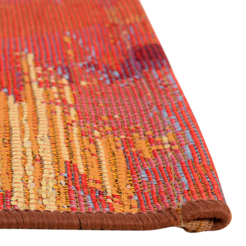 Urban Terrace Collection Area Rug - Jetty Rectangle Red lifestyle 19