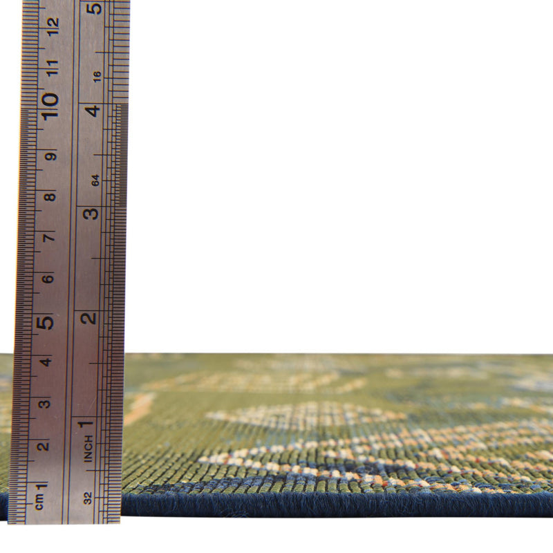 Urban Terrace Collection Area Rug - Quay Rectangle Blue lifestyle 4