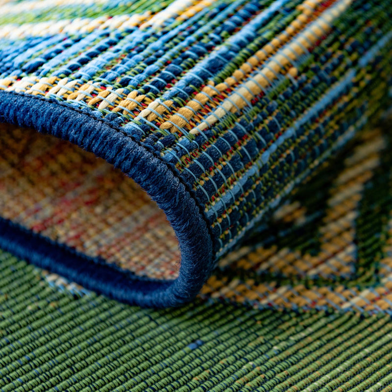 Urban Terrace Collection Area Rug - Quay Rectangle Blue lifestyle 5