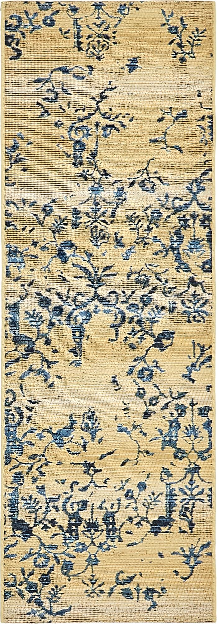 Garden Terrace Escape Collection Area Rug - Fauna Runner Beige lifestyle 11