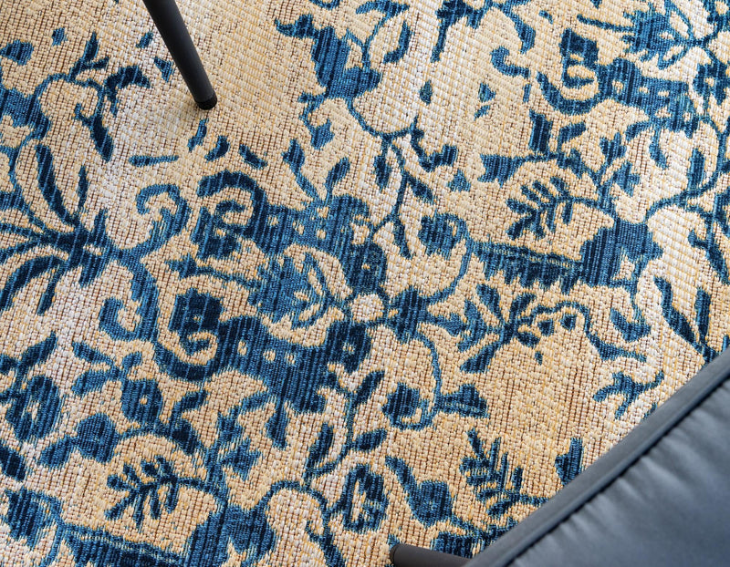 Garden Terrace Escape Collection Area Rug - Fauna Rectangle Beige lifestyle 6