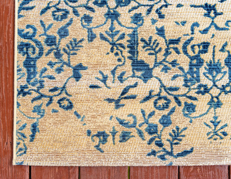 Garden Terrace Escape Collection Area Rug - Fauna Rectangle Beige lifestyle 9