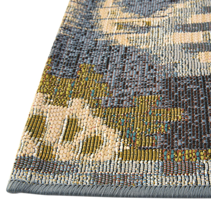 Urban Terrace Collection Area Rug - Vista Rectangle Blue lifestyle 8