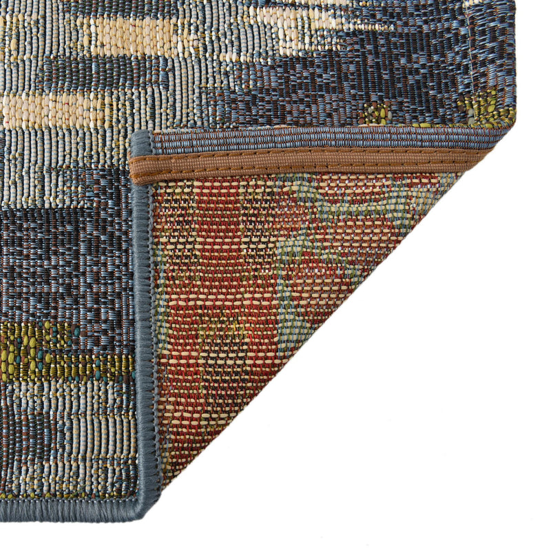 Urban Terrace Collection Area Rug - Vista Rectangle Blue lifestyle 10