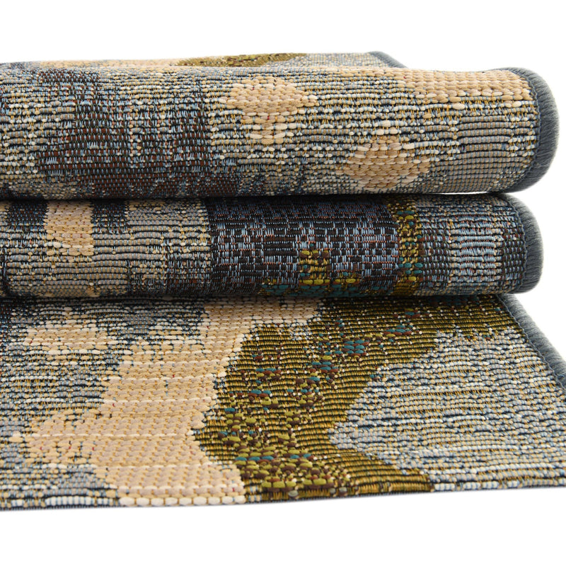 Urban Terrace Collection Area Rug - Vista Rectangle Blue lifestyle 15