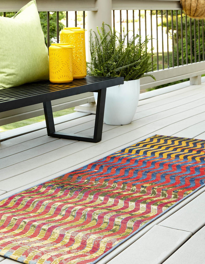 Urban Terrace Collection Area Rug - Walkway Runner Multi lifestyle 19