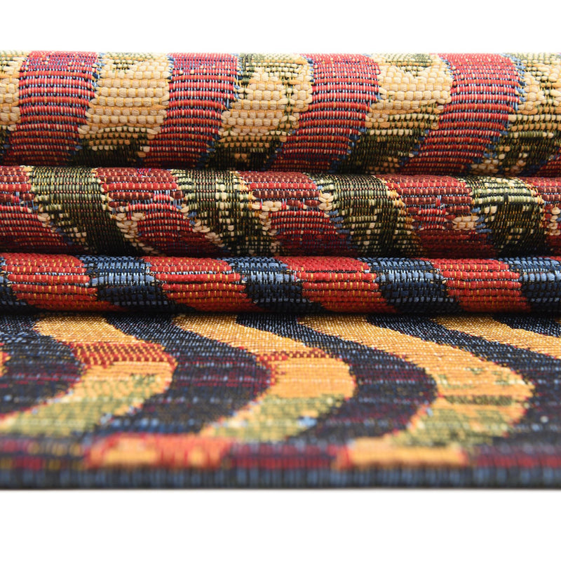 Urban Terrace Collection Area Rug - Walkway Runner Multi lifestyle 47