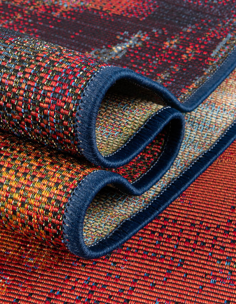 Urban Terrace Collection Area Rug - Atrium Rectangle Multi lifestyle 14