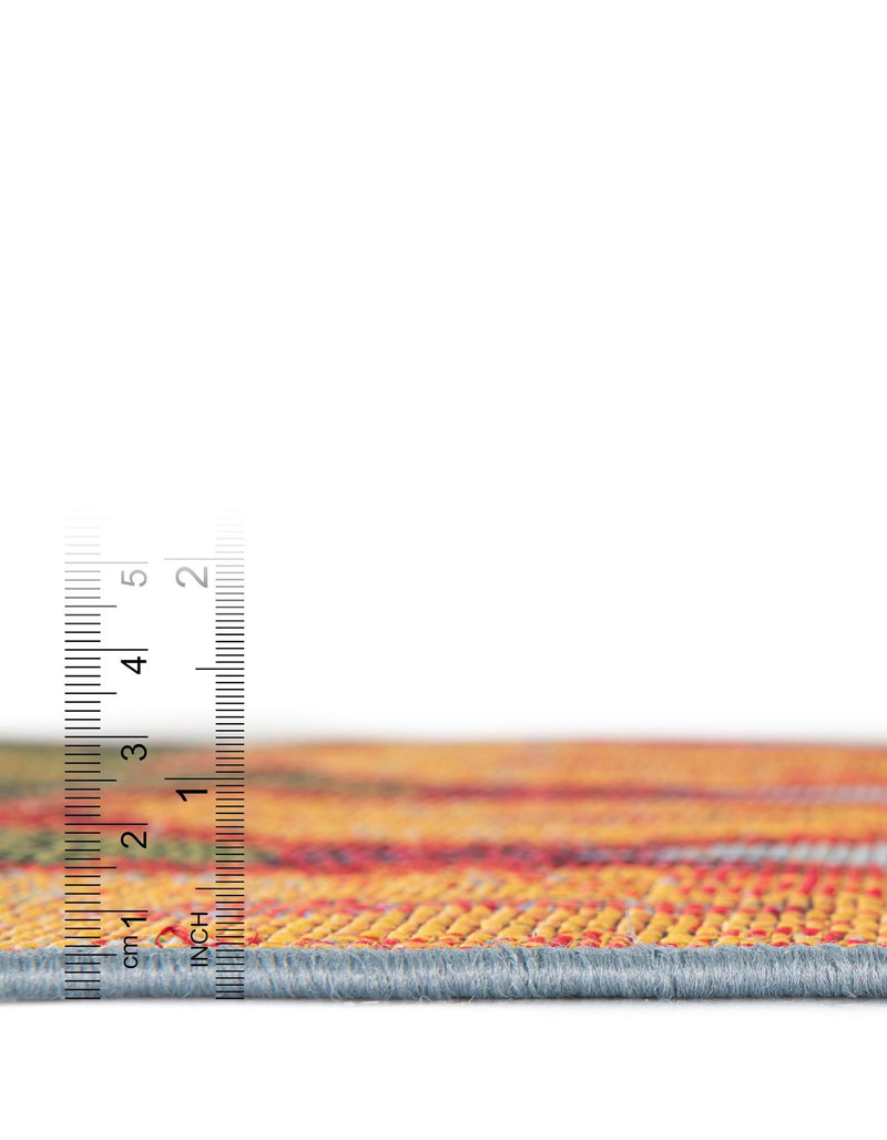 Urban Terrace Collection Area Rug - Compass Rectangle Multi lifestyle 6