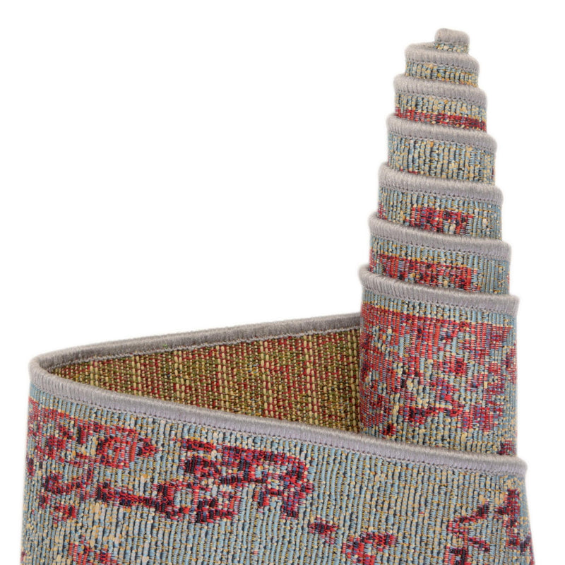 Garden Terrace Escape Collection Area Rug - Avenue Rectangle Light Blue lifestyle 9