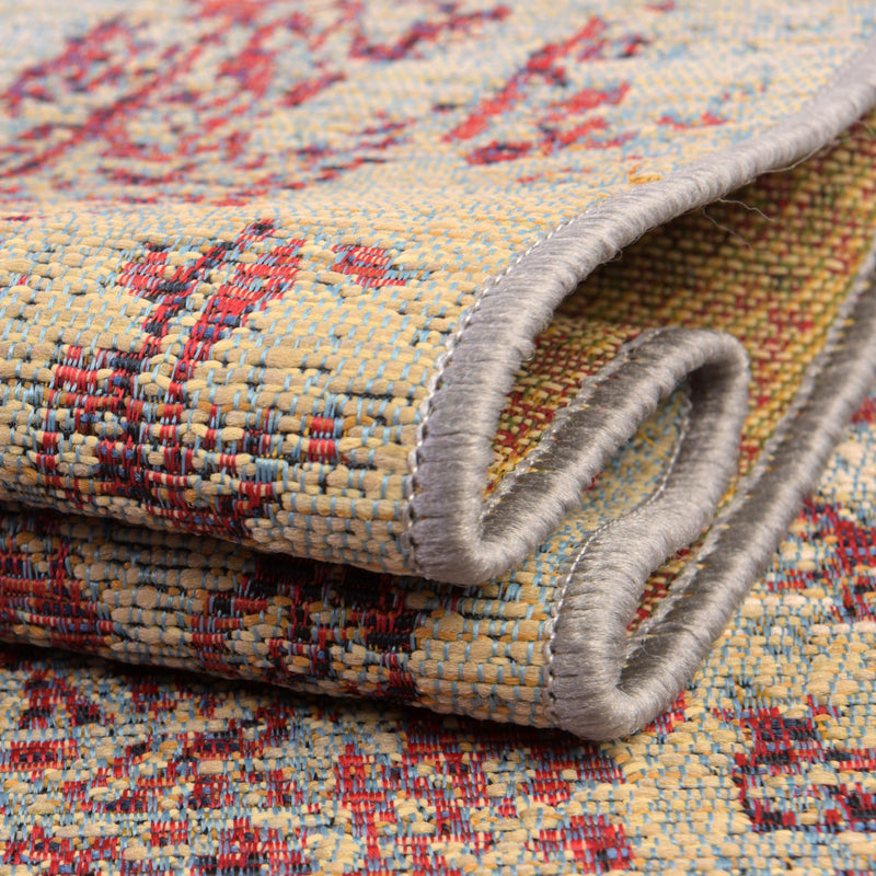 Garden Terrace Escape Collection Area Rug - Avenue Rectangle Light Blue lifestyle 11