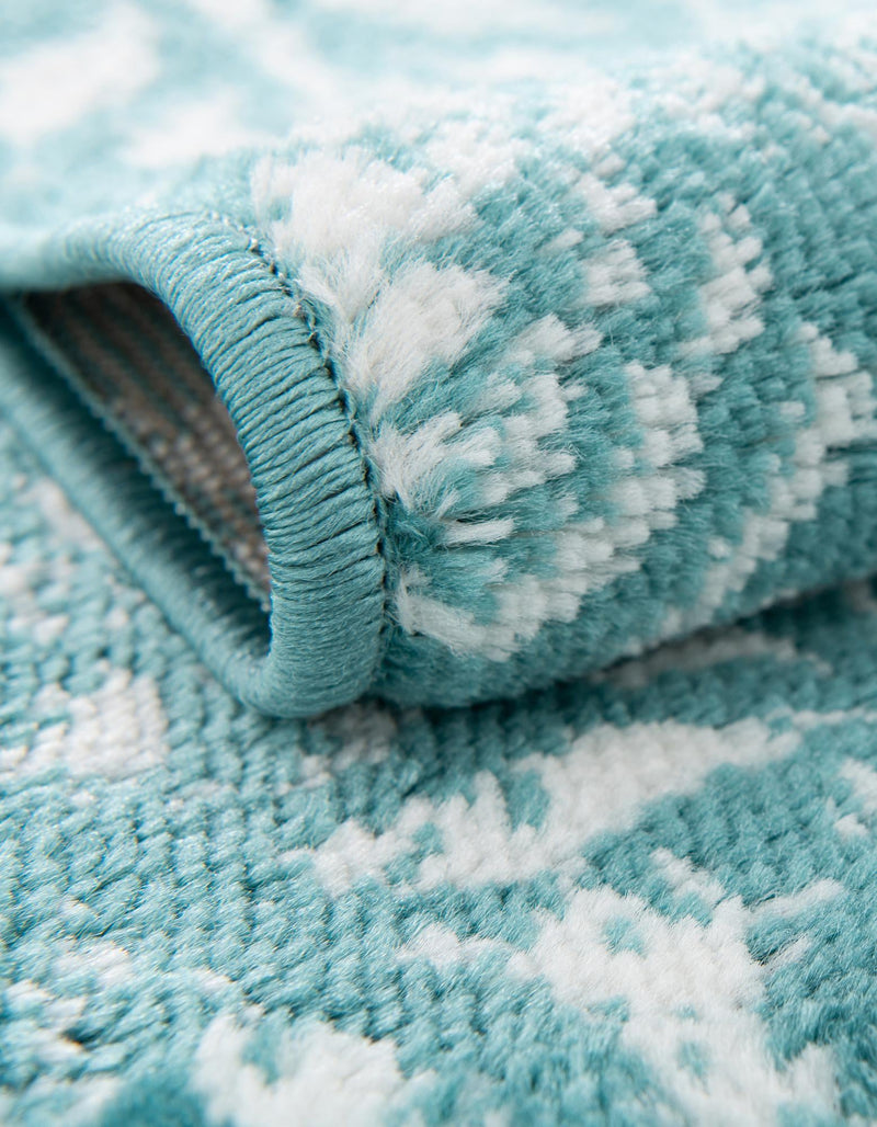Riviera Elegance Collection Area Rug - Monaco (Turquoise) Rectangle Turquoise lifestyle 22