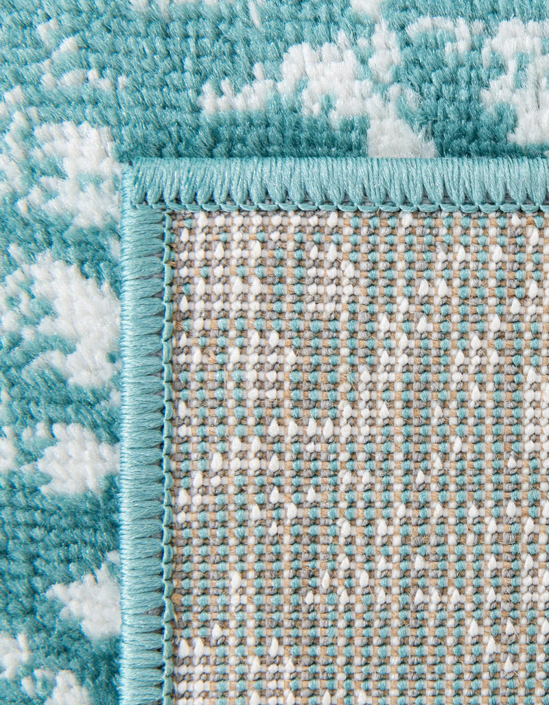 Riviera Elegance Collection Area Rug - Monaco (Turquoise) Rectangle Turquoise lifestyle 28
