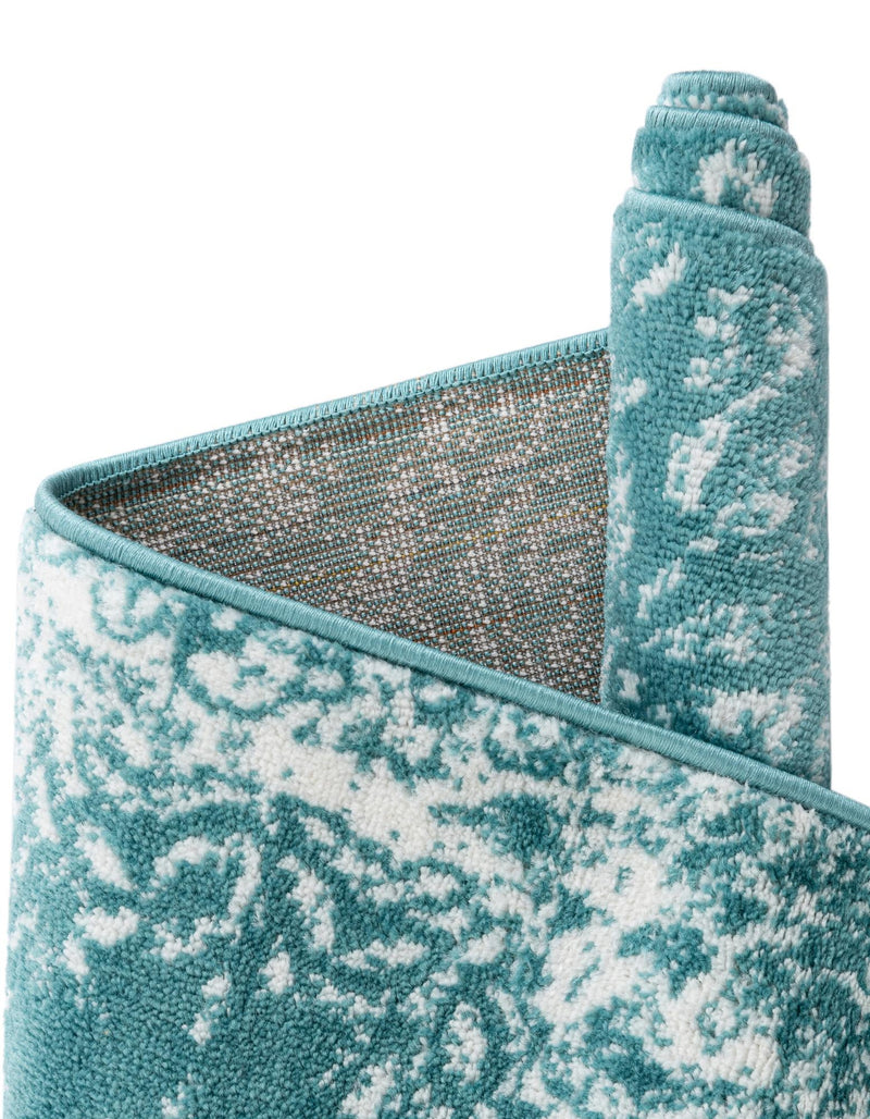 Riviera Elegance Collection Area Rug - Monaco (Turquoise) Rectangle Turquoise lifestyle 32