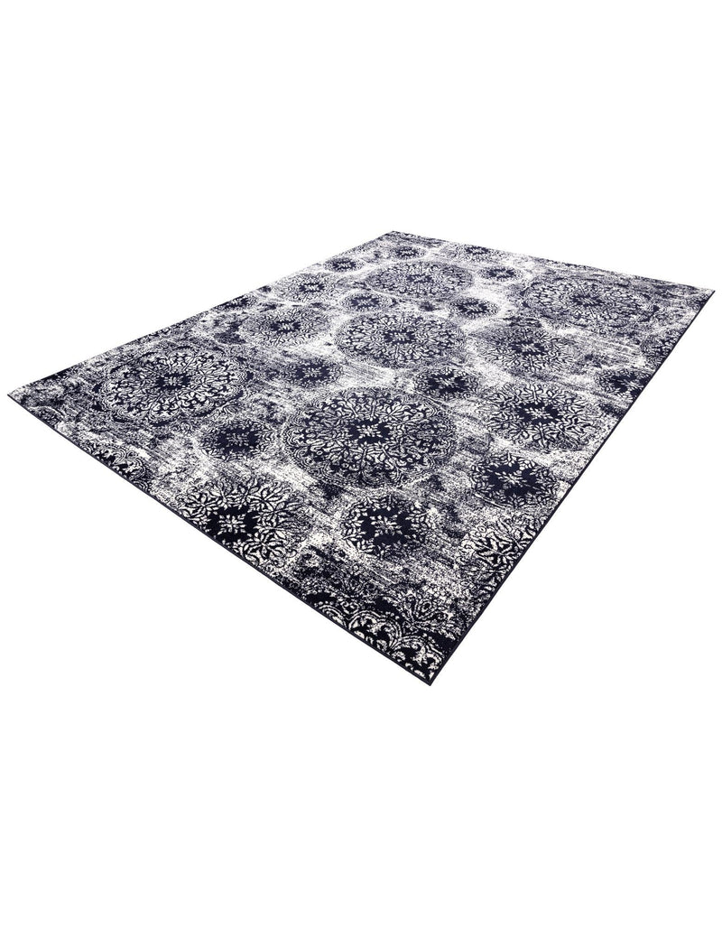Riviera Elegance Collection Area Rug - Monaco (Navy Blue) Rectangle Navy Blue lifestyle 3