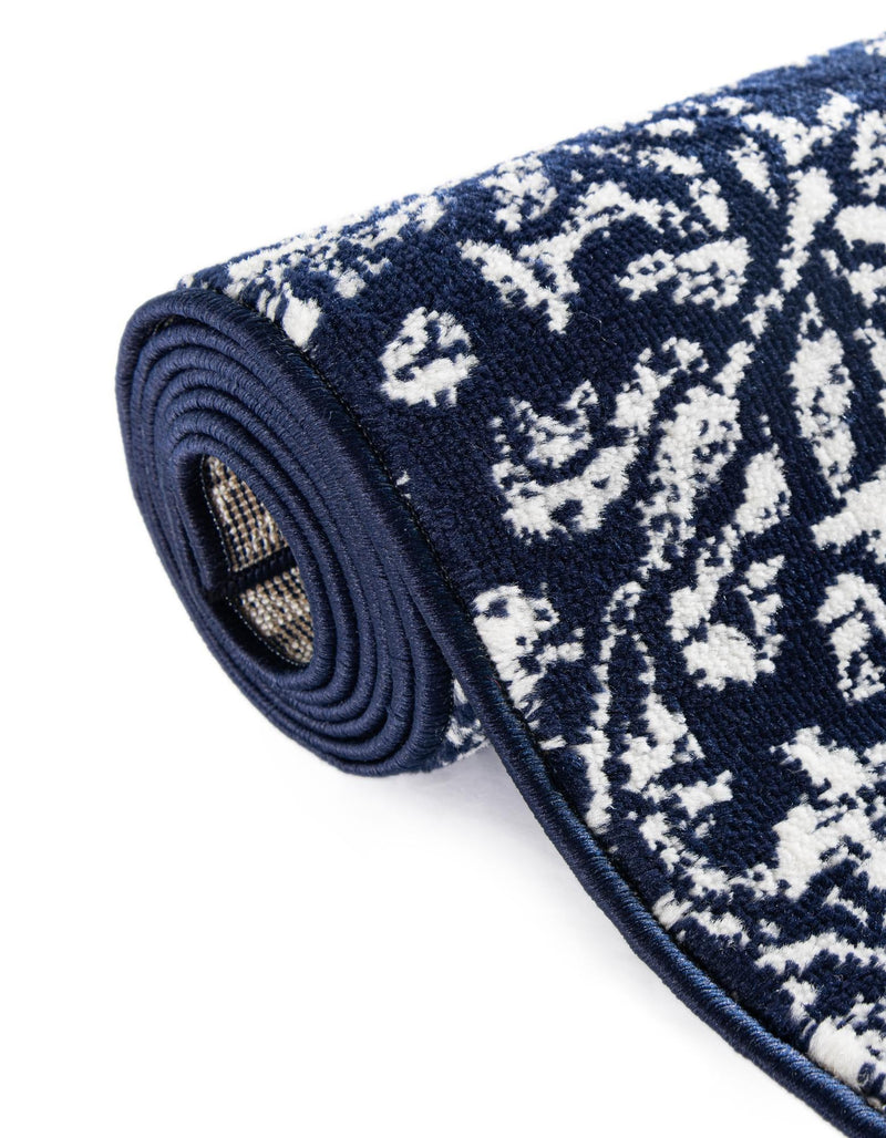 Riviera Elegance Collection Area Rug - Monaco (Navy Blue) Rectangle Navy Blue lifestyle 16