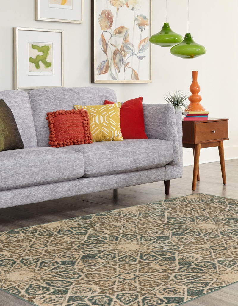 Gobi Sands Collection Area Rug - UlanBuh Rectangle Multi lifestyle 3