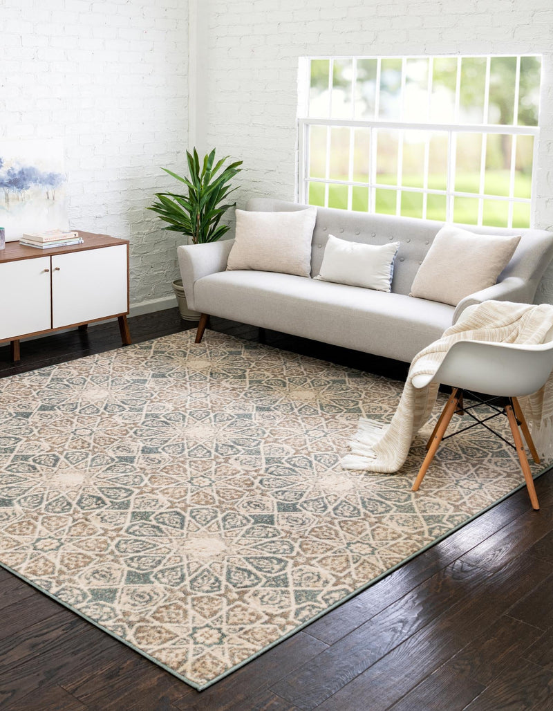 Gobi Sands Collection Area Rug - UlanBuh Square Multi lifestyle 17