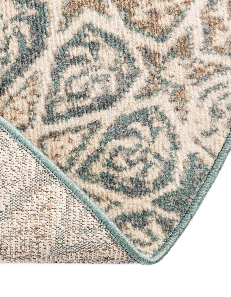 Gobi Sands Collection Area Rug - UlanBuh Round Multi lifestyle 26