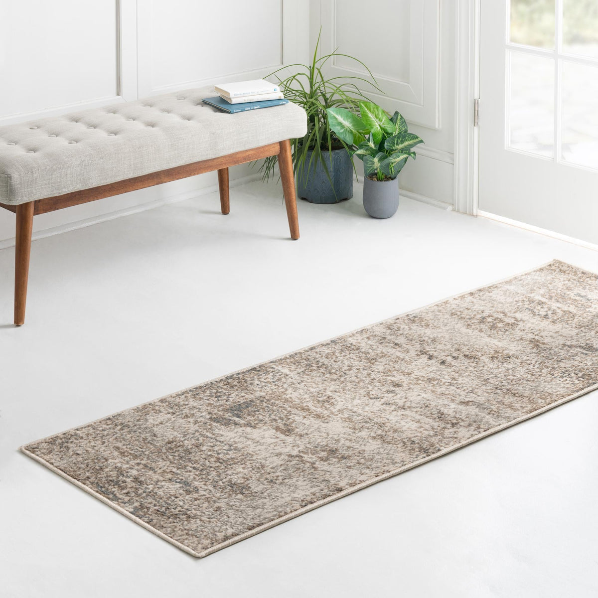 Gobi Sands Collection Area Rug - Badain Runner Cream lifestyle 65