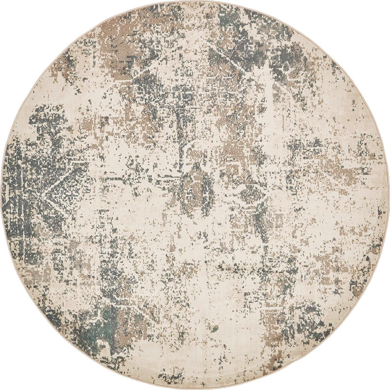 Gobi Sands Collection Area Rug - Shapotou Round Beige lifestyle 17