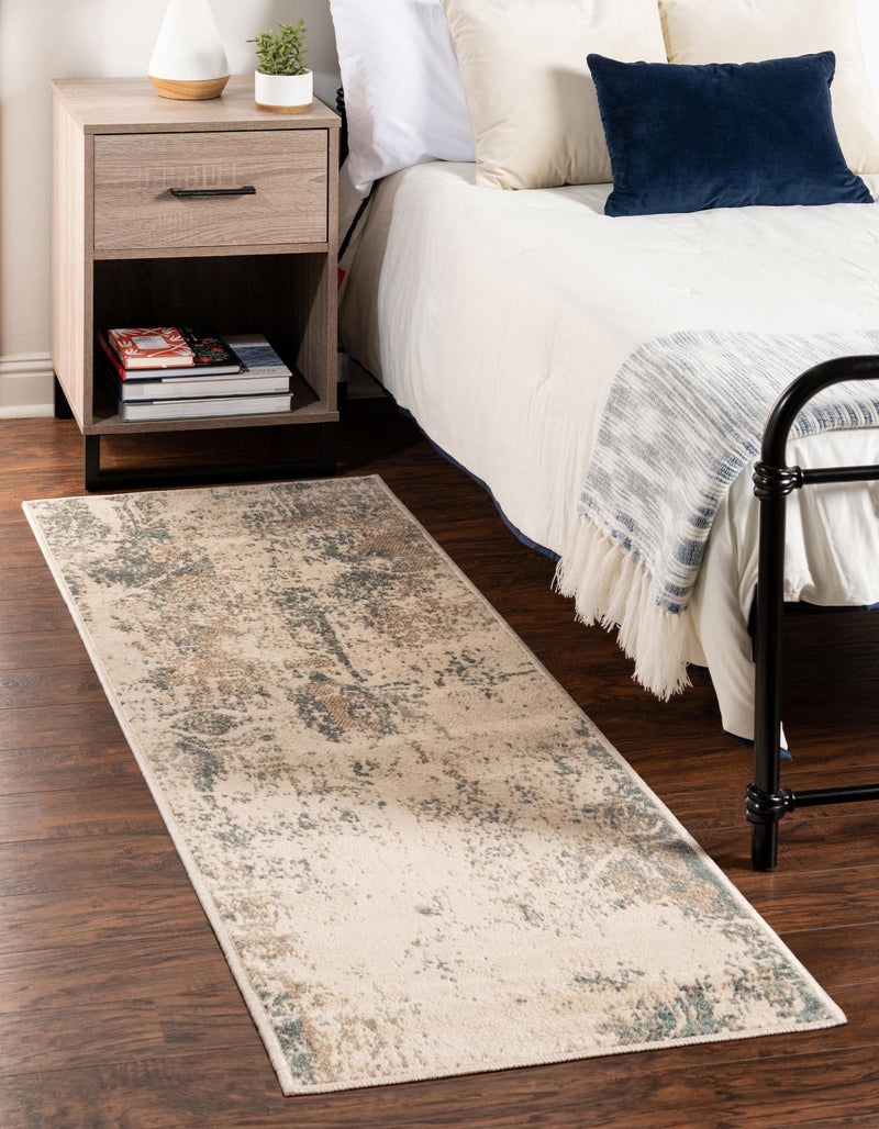 Gobi Sands Collection Area Rug - Shapotou Runner Beige lifestyle 20