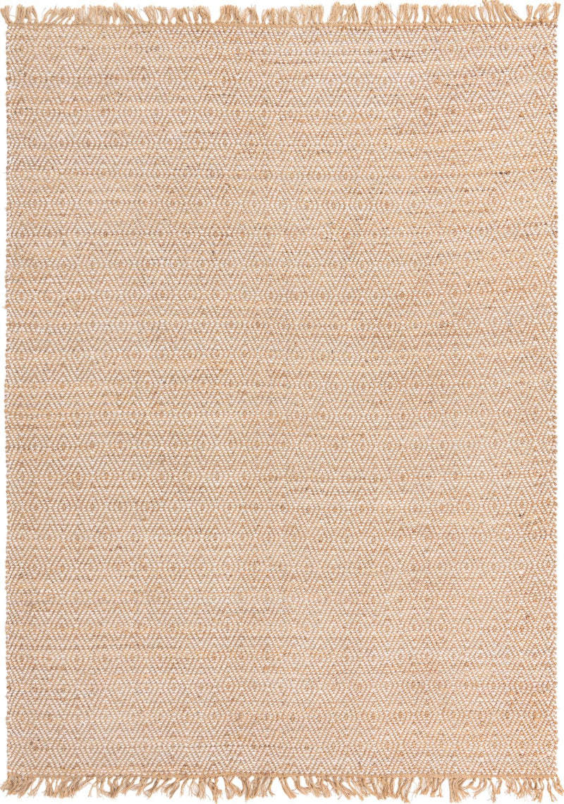 Woven Seaside Jute Collection Area Rug - Marina Rectangle Natural lifestyle 3