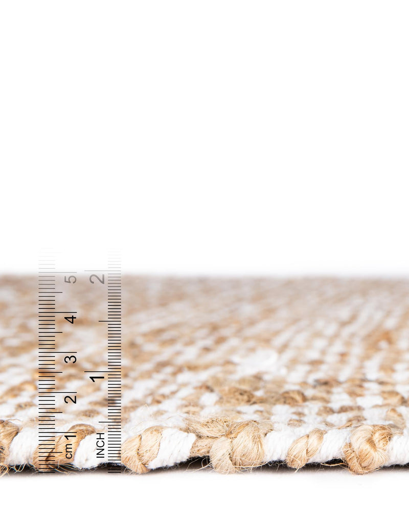 Woven Seaside Jute Collection Area Rug - Marina Rectangle Natural lifestyle 33
