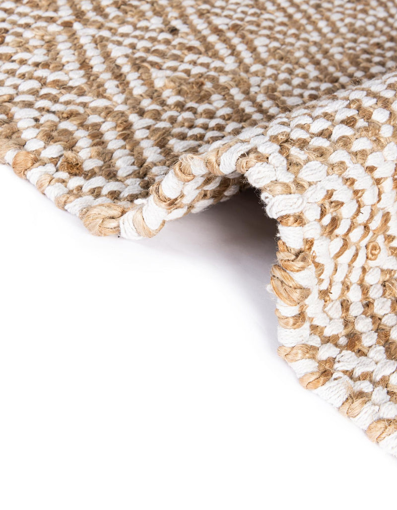 Woven Seaside Jute Collection Area Rug - Marina Rectangle Natural lifestyle 39