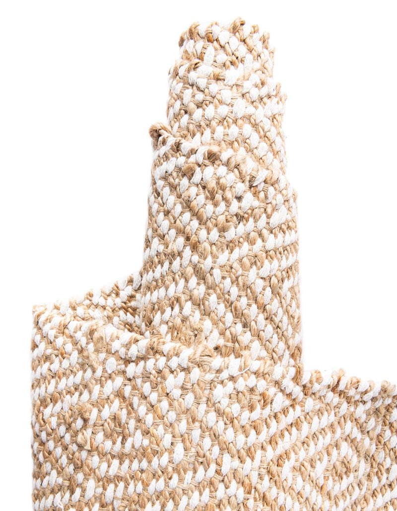 Woven Seaside Jute Collection Area Rug - Marina Rectangle Natural lifestyle 40