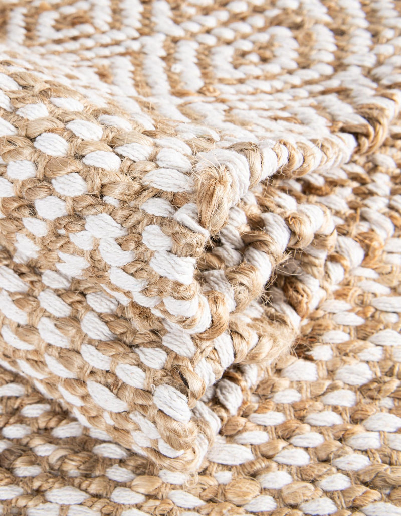 Woven Seaside Jute Collection Area Rug - Marina Rectangle Natural lifestyle 42