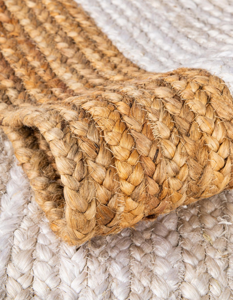 Woven Seaside Jute Collection Area Rug - Nantucket Rectangle White lifestyle 63