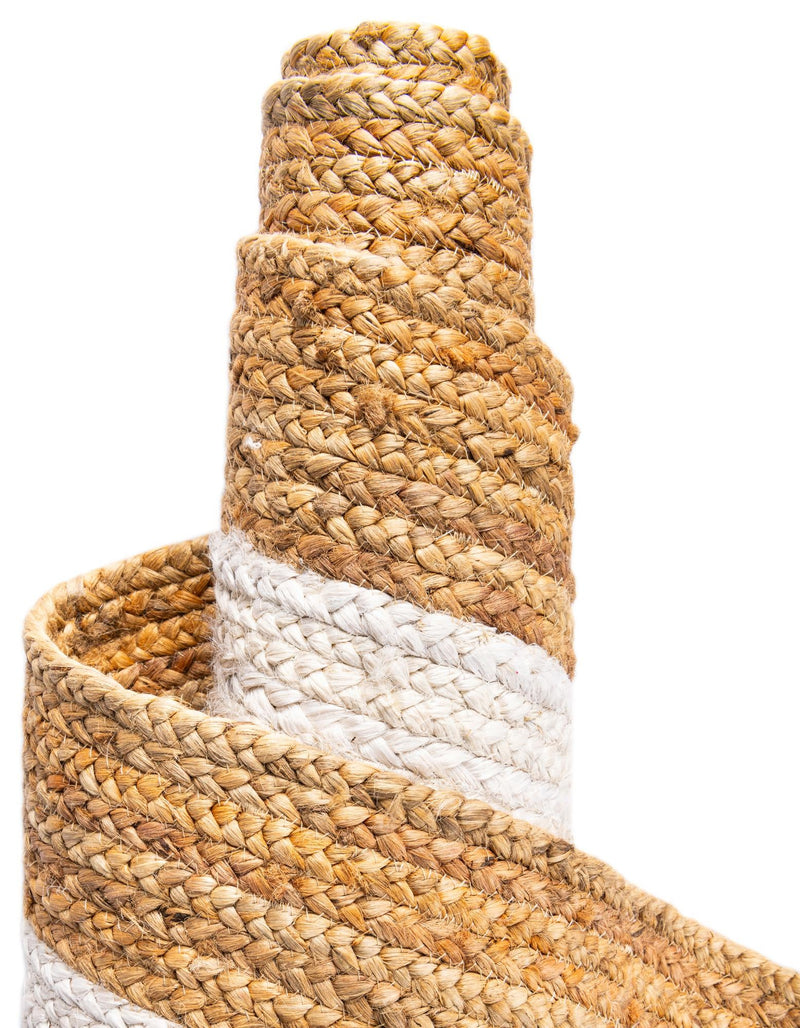 Woven Seaside Jute Collection Area Rug - Nantucket Rectangle White lifestyle 73