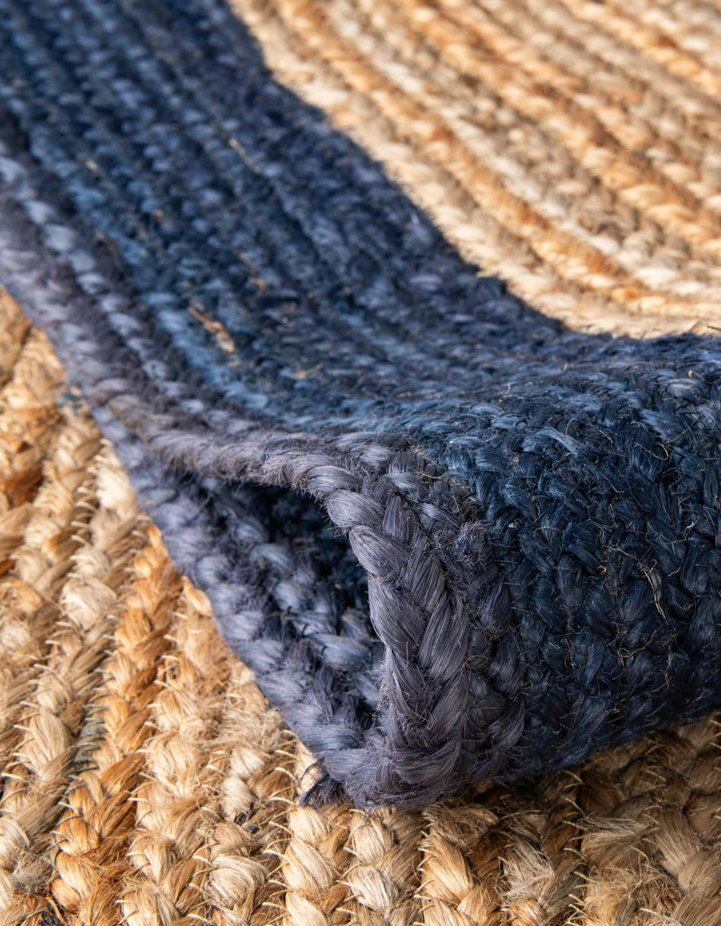 Woven Seaside Jute Collection Area Rug - Nantucket Rectangle Natural lifestyle 75