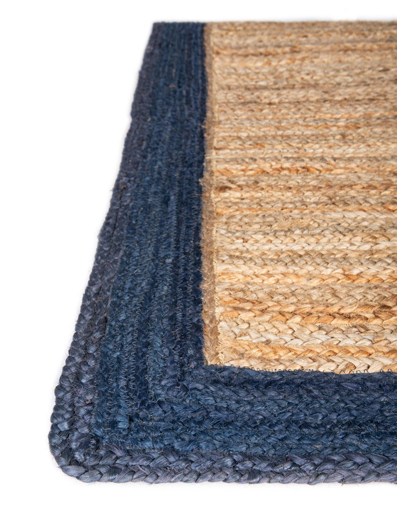 Woven Seaside Jute Collection Area Rug - Nantucket Rectangle Natural lifestyle 80
