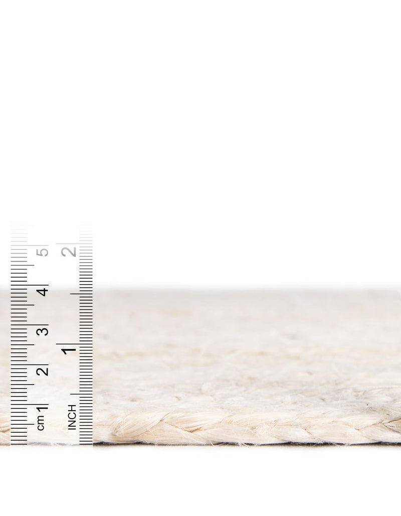 Woven Seaside Jute Collection Area Rug - Savannah (White) Rectangle White lifestyle 12