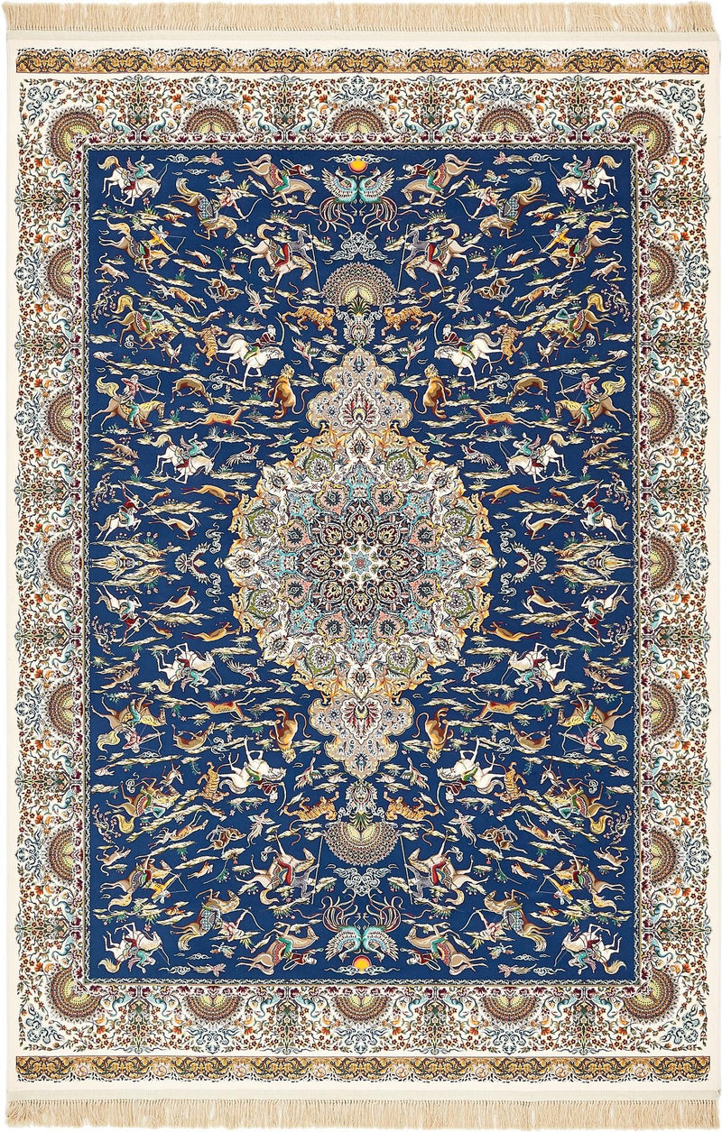 Imperial Manor Collection Area Rug - Potsdam Rectangle Dark Blue Main