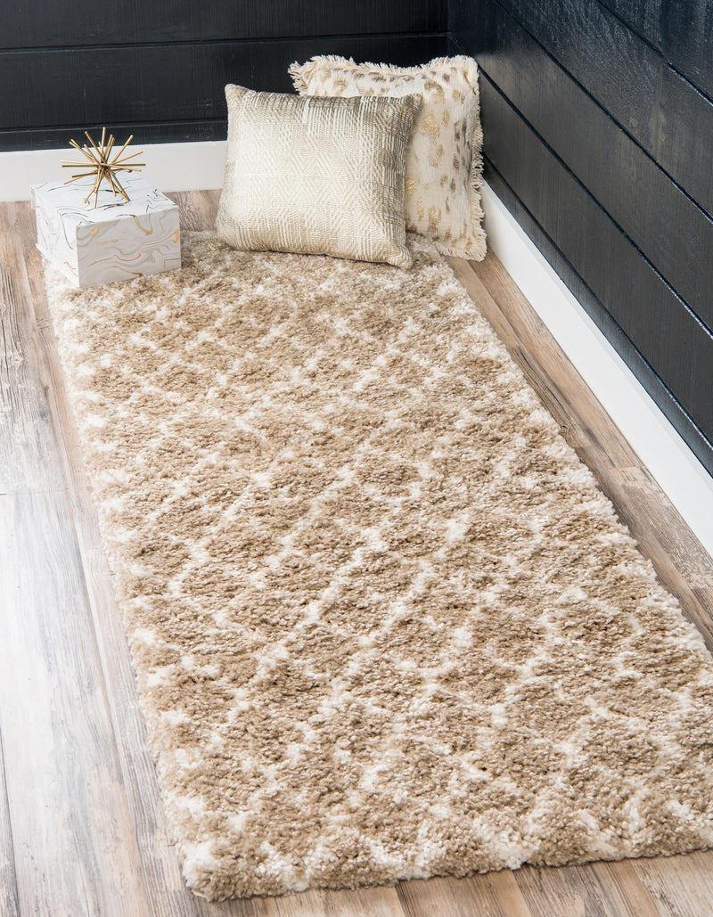 Casablanca Comfort Collection Area Rug - Atlas Runner Taupe lifestyle 71