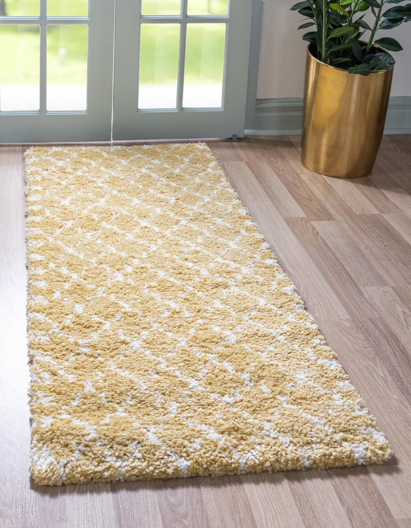 Casablanca Comfort Collection Area Rug - Atlas Runner Yellow lifestyle 76