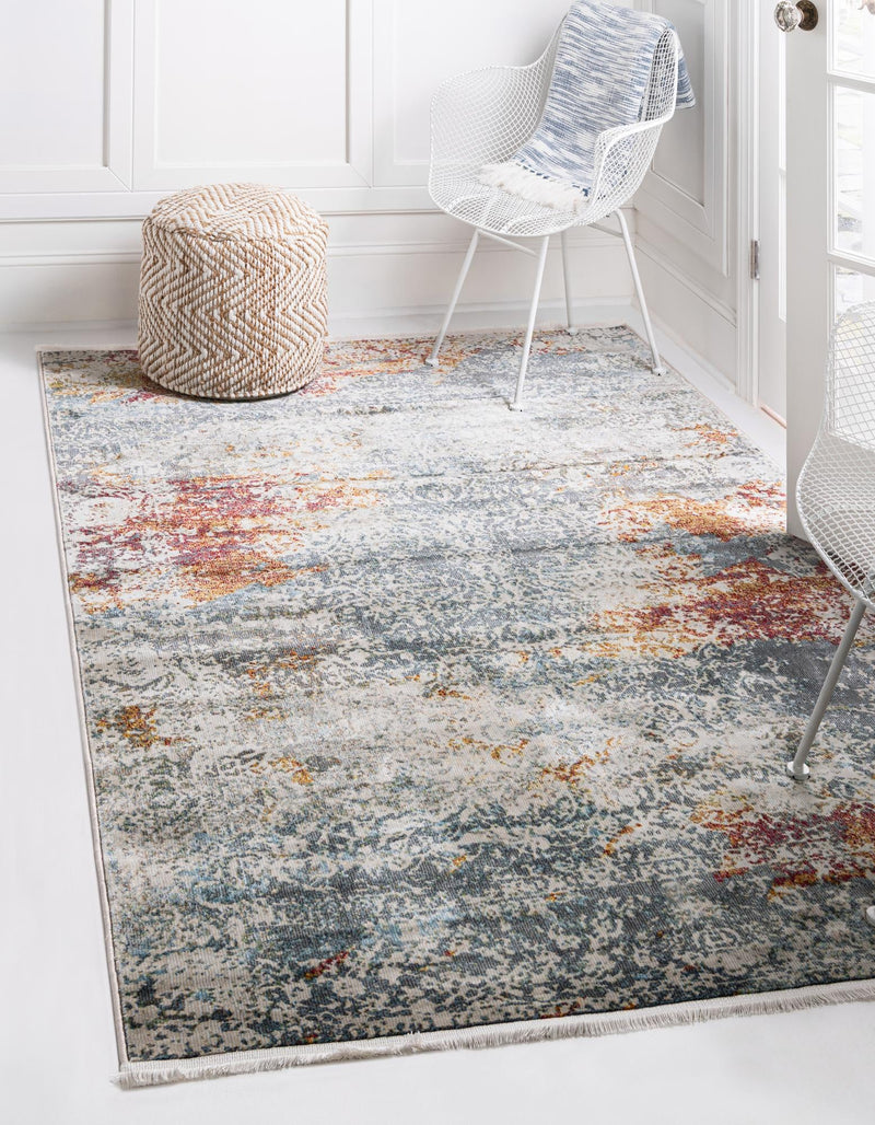 Caribbean Breeze Collection Area Rug - Isla Hearth Cream lifestyle 26