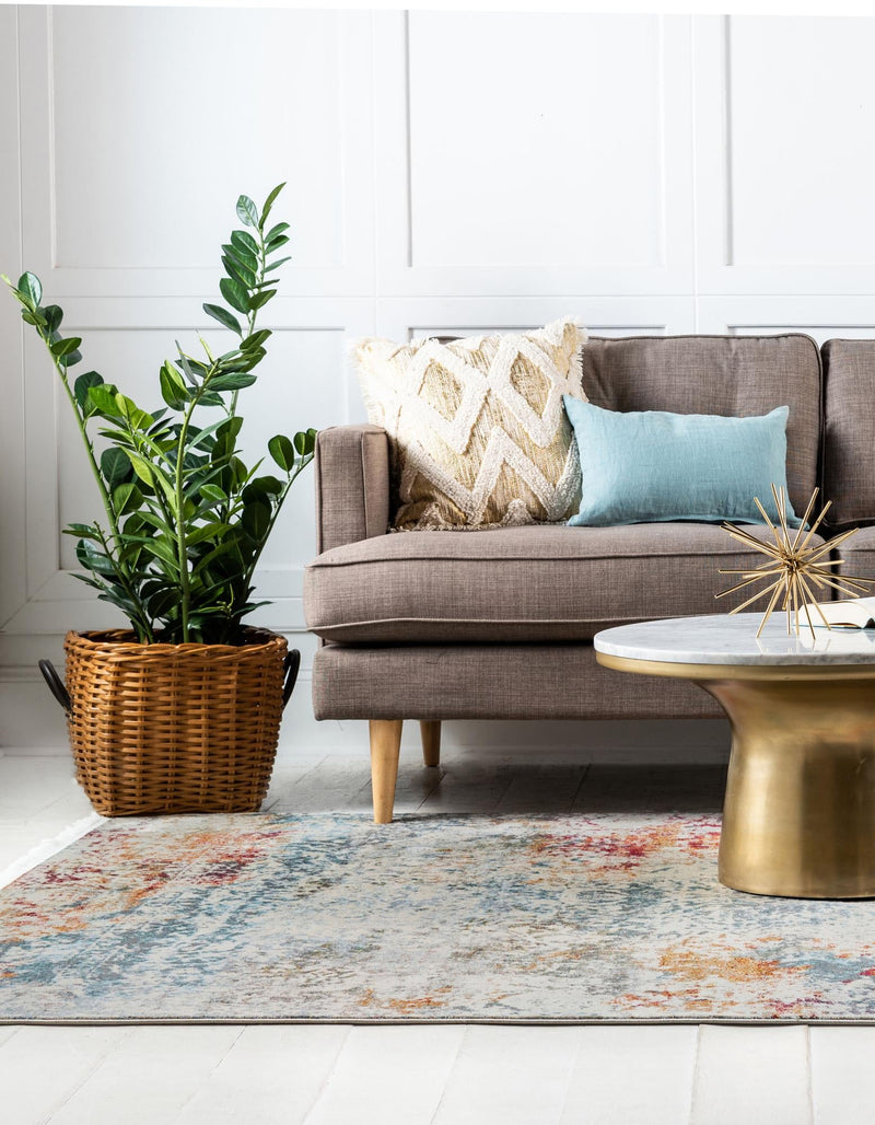 Caribbean Breeze Collection Area Rug - Isla Hearth Cream lifestyle 35