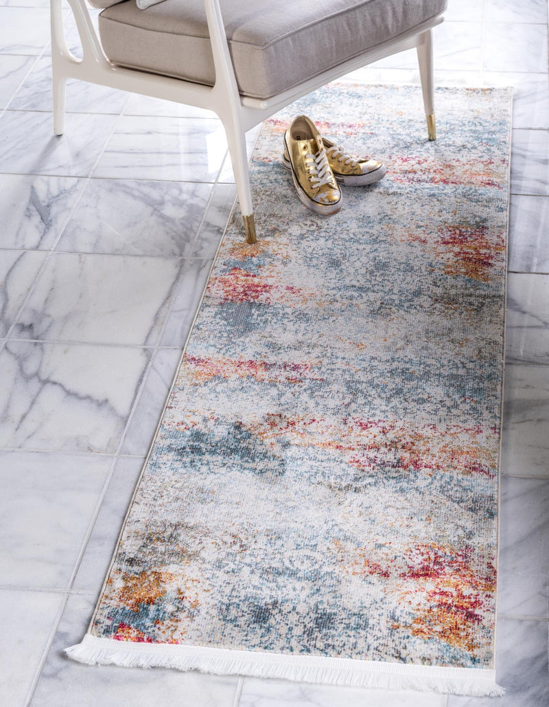 Caribbean Breeze Collection Area Rug - Isla Runner Cream lifestyle 22